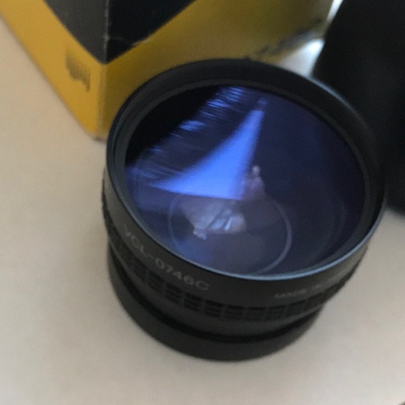 Sony Video 8 VCL 0746C x0.7 wide conversion lens w bag and box vintage - Picture 4 of 6